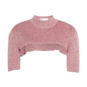 Red Valentino cropped Turtleneck sweater salmon Pink L